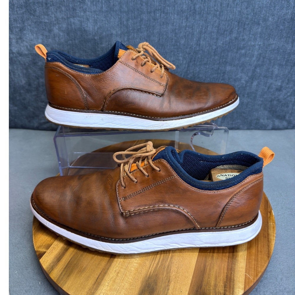 Sperry Gold Cup ASV Oxford Mens 12 Brown Leather Vibram Sole Dress Sneaker